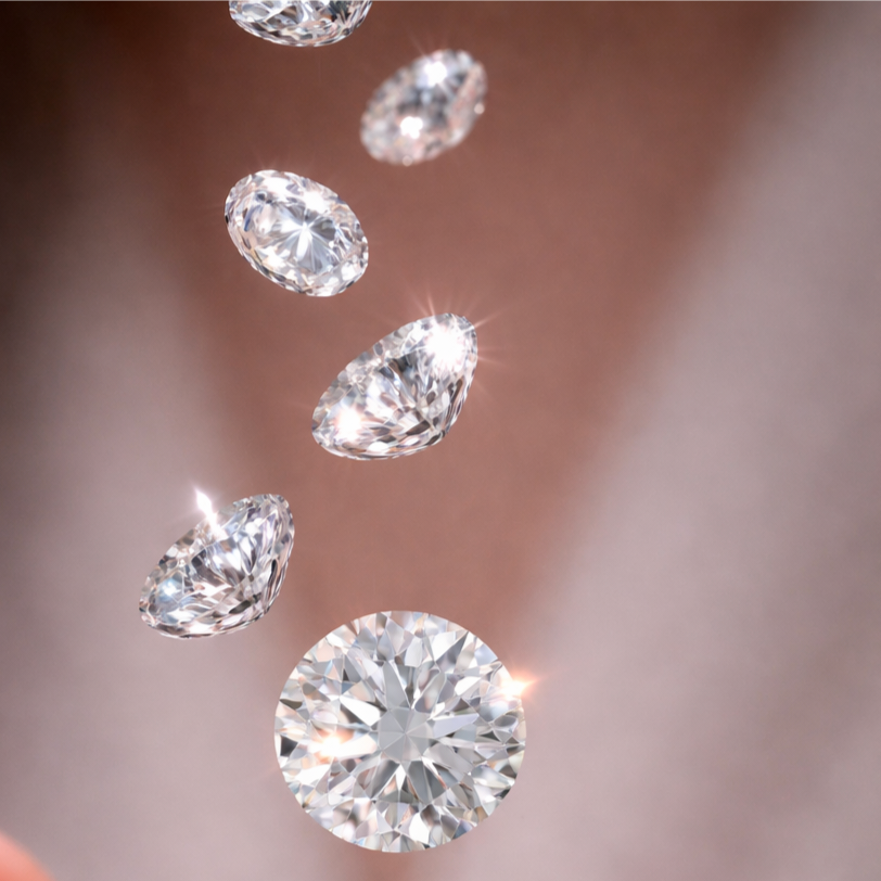 1.0 कैरेट आईजीआई प्रमाणित लैब में उगाया गया हीरा (सीवीडी हीरा)