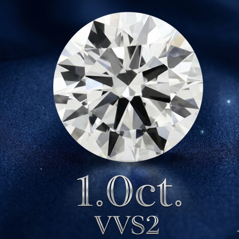 1.0 Ct Lab Grown Diamond VVS1 EF Color Certified Premium Sparkling Diamond for Jewelry
